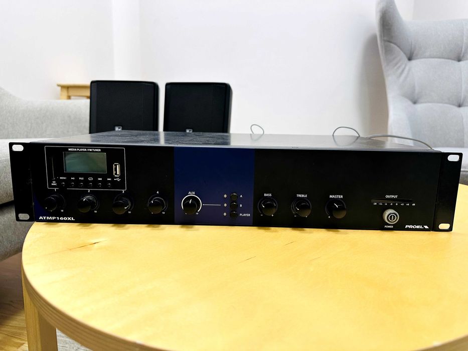 уредба - PROEL ATMP160XL професионален усилвател с миксер