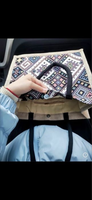 Сумка из материала в этно стилье