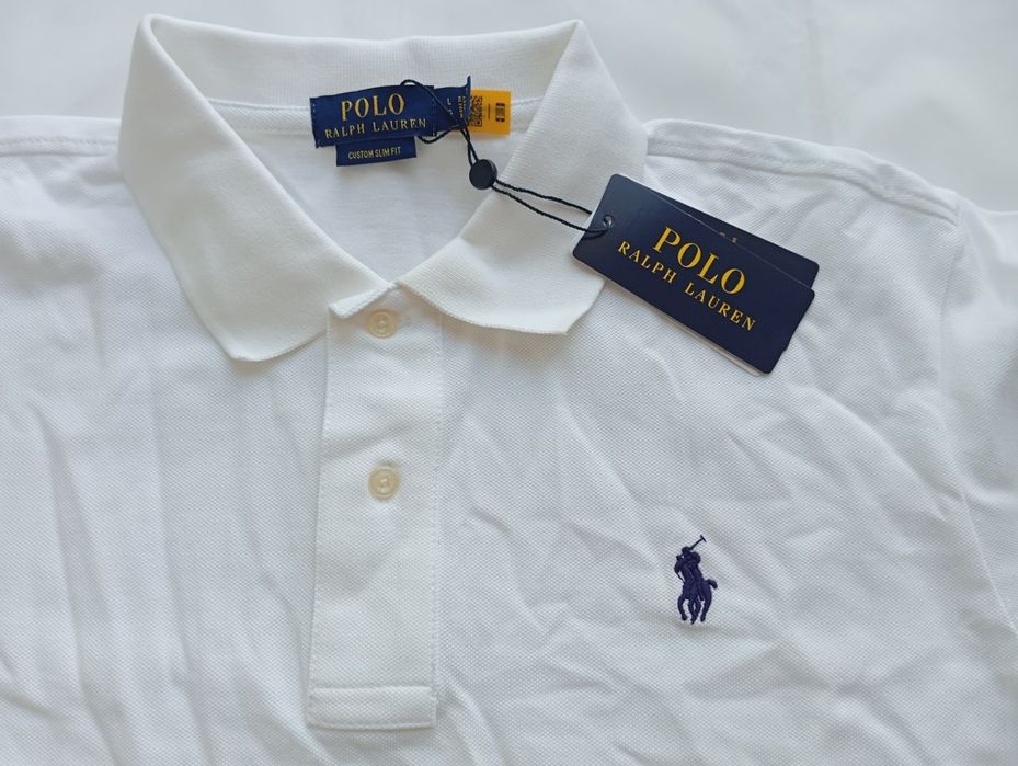Tricou Polo Ralph Lauren - Marimea L - Alb