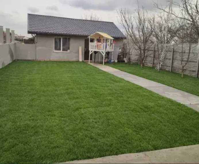 Amenajare Gradina cu Gazon Rulou Natural