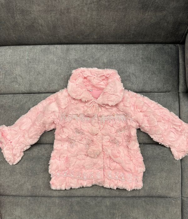 Jachetă blană fete primăvară -toamnă