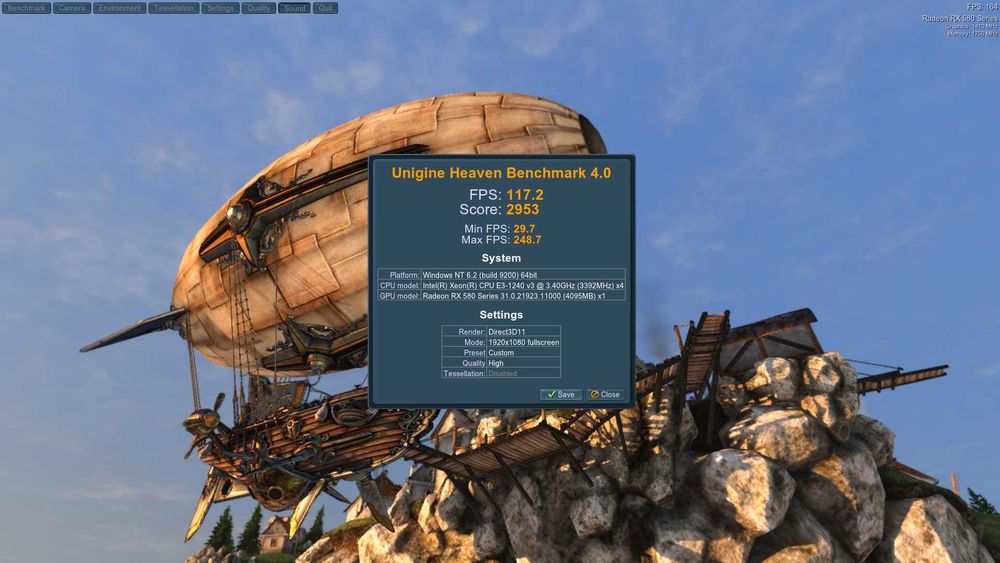 PC Gaming Xeon 1240 v3 (I7 4770) 16gb ram RX 580