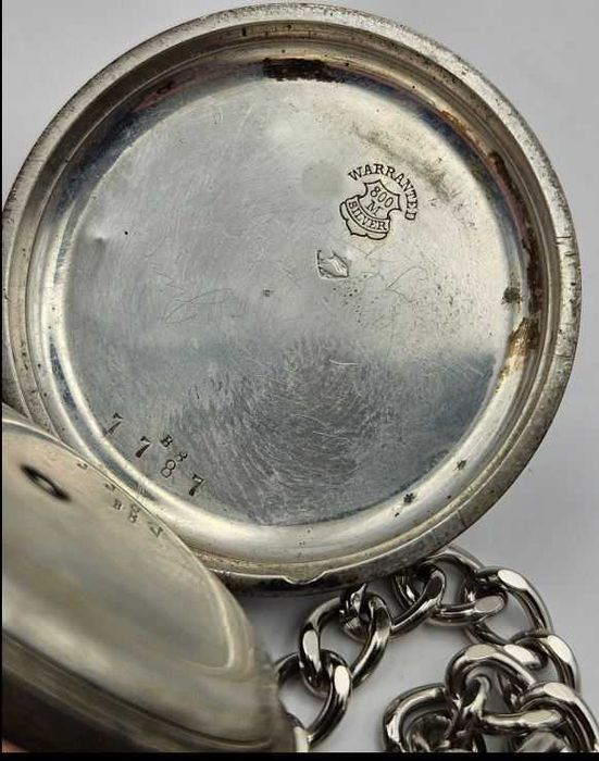 Ceas de buzunar din argint Sylvia