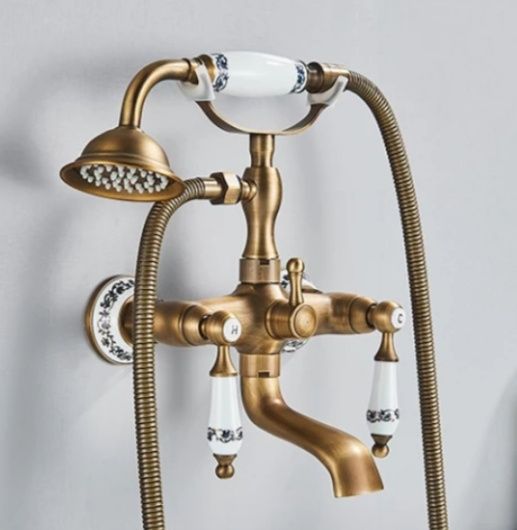 ,, Ретро,, душ  системи в старо злато и ,,черно бронзов,-100%месинг!!!