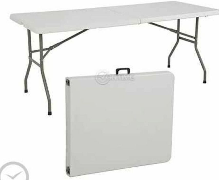 Кетъринг маса сгъваема метални крака два модела