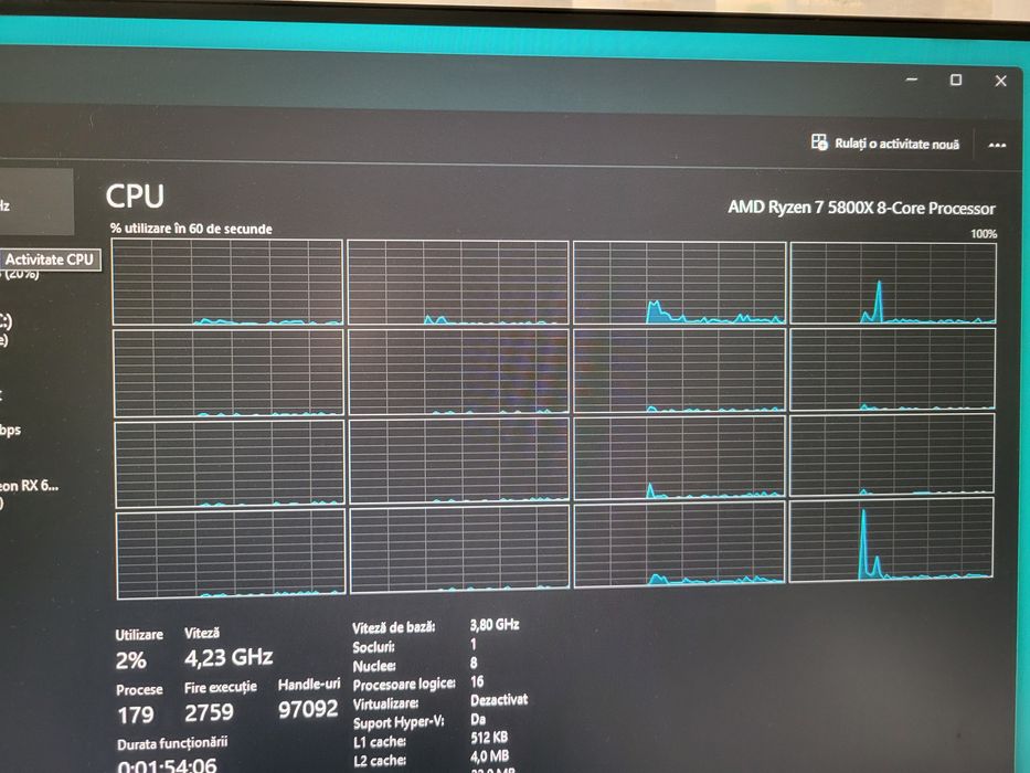 Pc RX 6800  si ryzen 7 5800x , 32gb ram calculator gaming