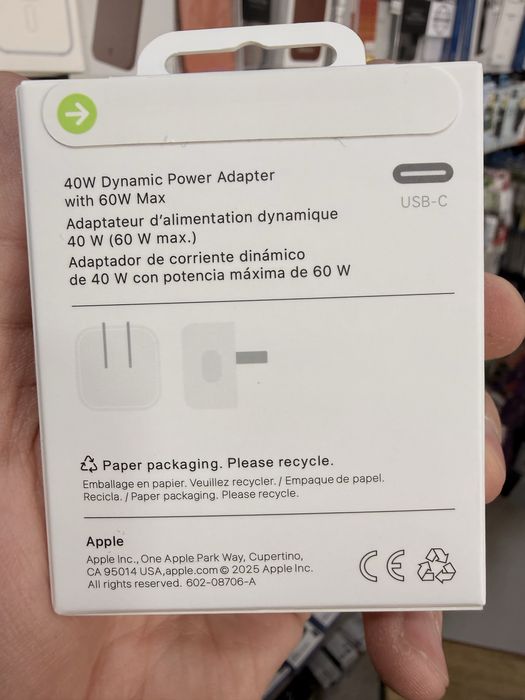 iphone 15/16/17 зарядка галовка адаптер  Adapter Orginal