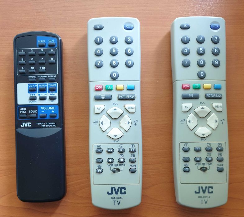 Телевизори jvc 2бр. и мини аудио уредба jvc