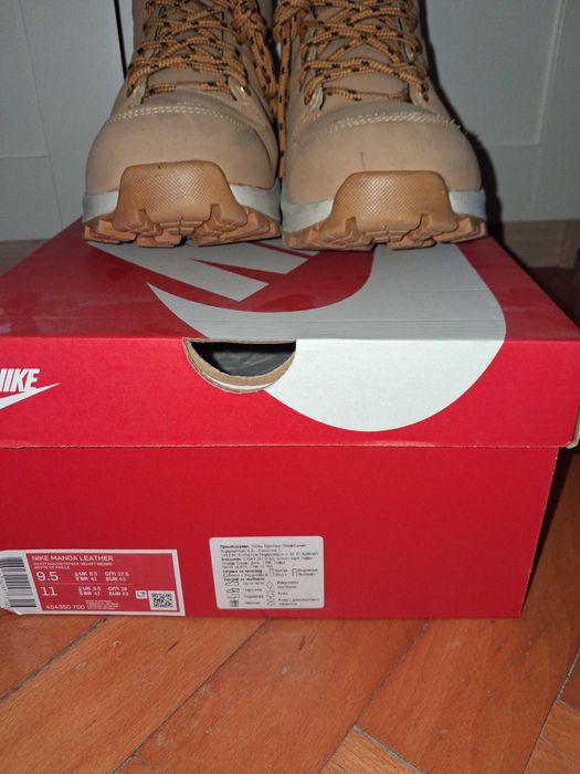Мъжки боти естествена кожа NIKE MANOA #43