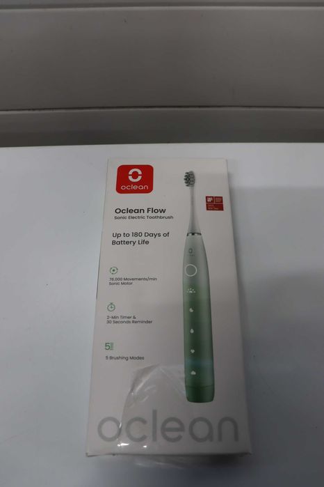 Звукова четка за зъби Oclean Flow зелена 180 дни IPX7 2500mAh