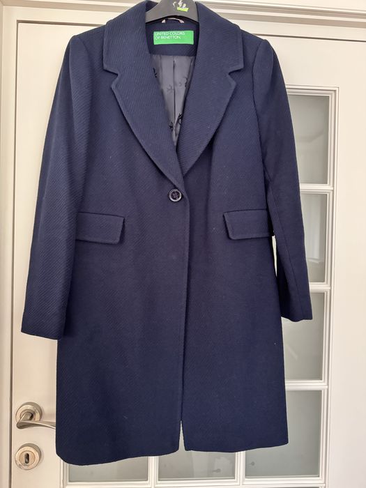 Palton United Colours of Benetton marimea 40-42, 100% bumbac