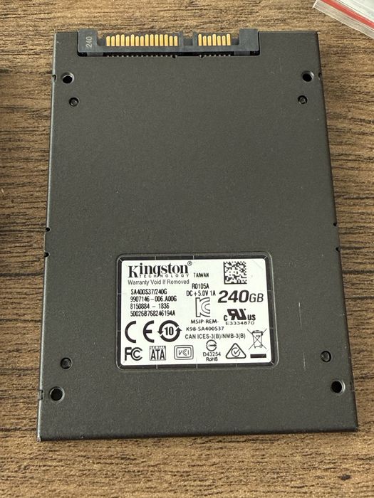 Ssd Seagate 1000 g + Kingston 240g