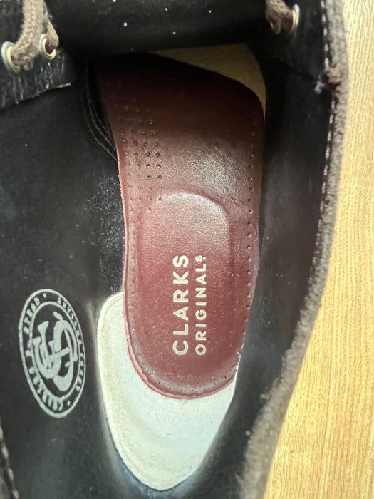 Дамски велурени боти Clarks Desert Boot