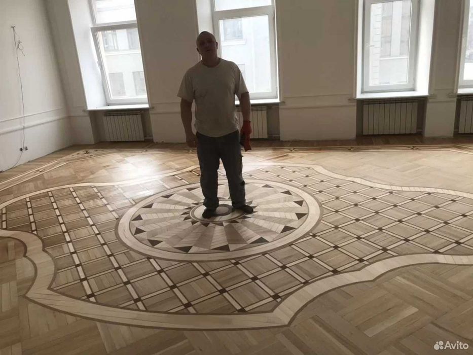 Шлифовка деревянных полов, реставрация паркета с ГАРАНТИЕЙ !!! Тимур