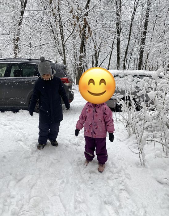 Комбинезон зимний для девочки