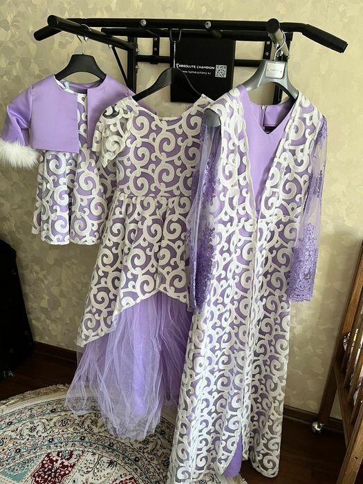 Платье вечернее без накидки Мама-доча