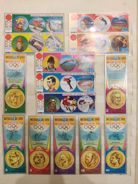 Почтовые марки. Альбом "Спорт-2"