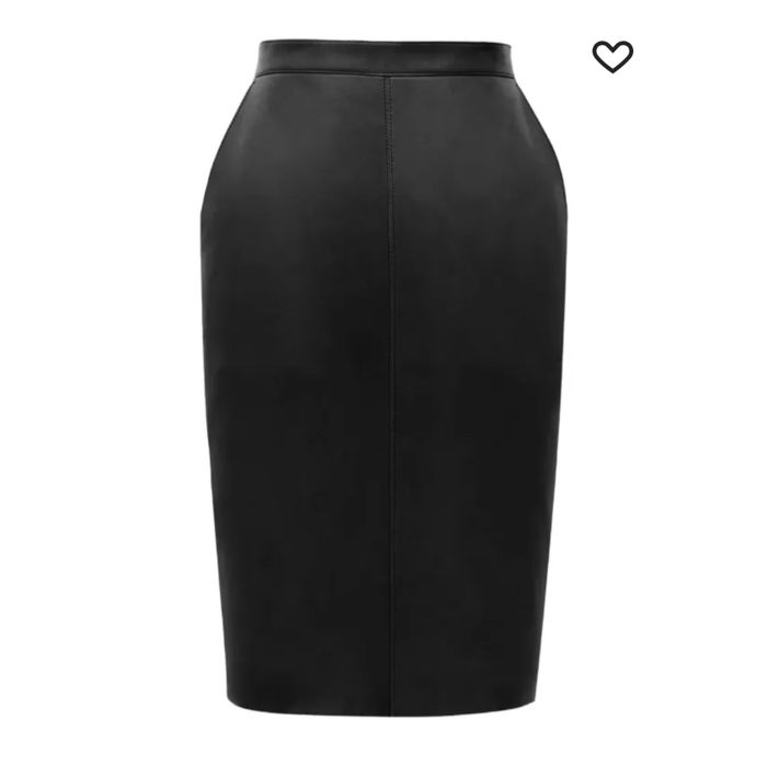 Saint lauren кожена пола