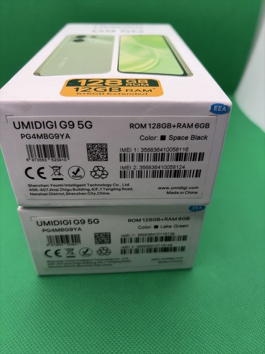 Umidigi G9 5G 128/12 Negru & Verde