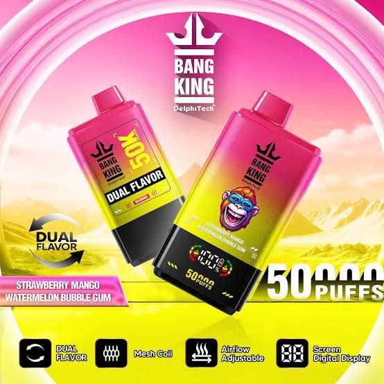 Vape Bang King 50.000 puffs, 2 in 1 (model 2026)