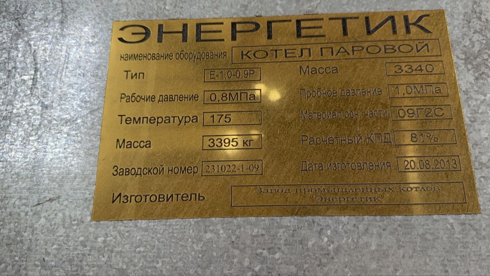 Котел паровай Е 1