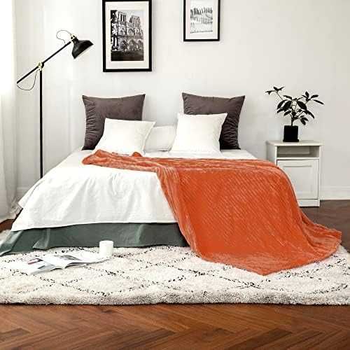 MIULEE пухкаво одеяло 150x200см Orange Red