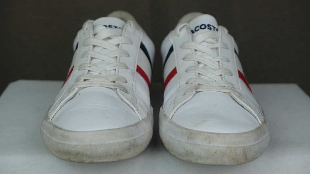 Adidasi / tenesi sport casual Lacoste logo brodat unisex marimea 37
