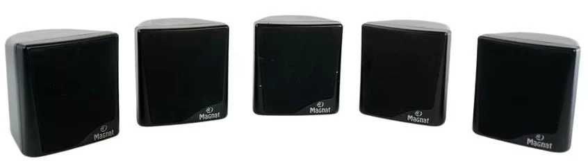 BOXE Sateliti MAGNAT GERMANIA 5 X 50W , 250W , 2 CAI , 4 - 8 Ohm , BASS IN 50Hz IMPECABILI ! Arata si suna foarte bine”