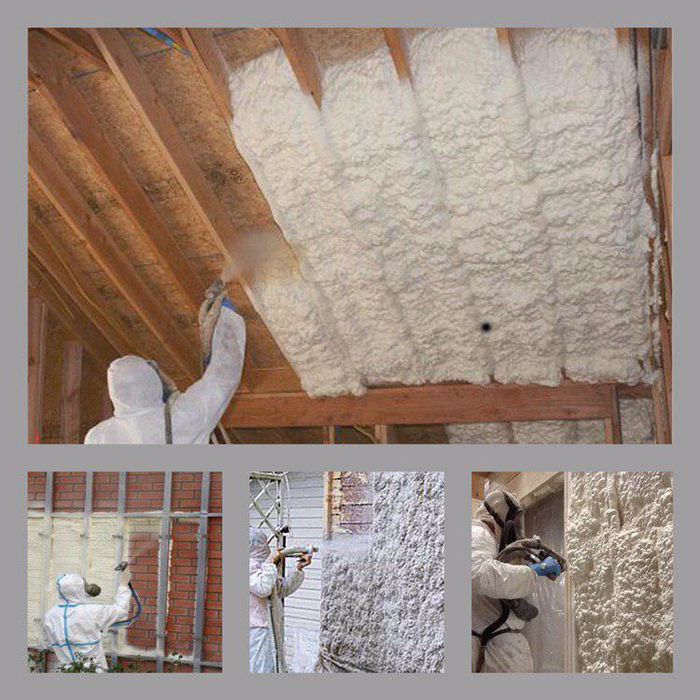 Том ва мансардага пена сепиш. Pena sepish. Утепление пеной . Напыление