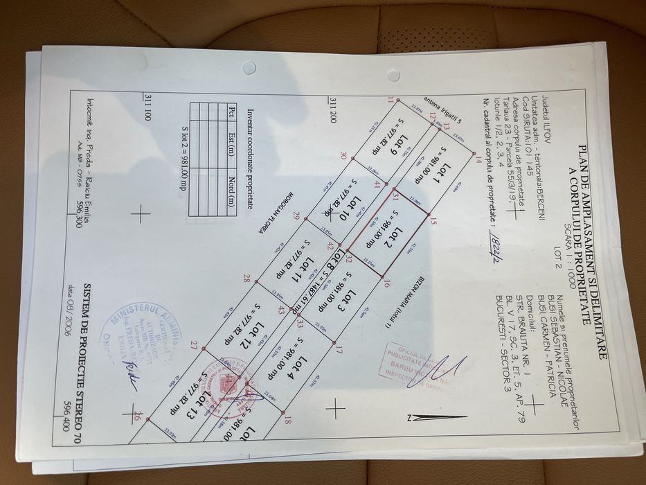 2 Terenuri Com Berceni lac Mamina