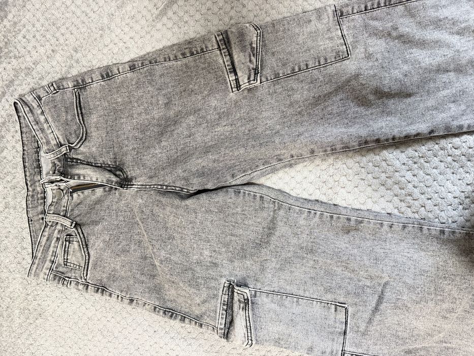 джинсы серые+ серые трико