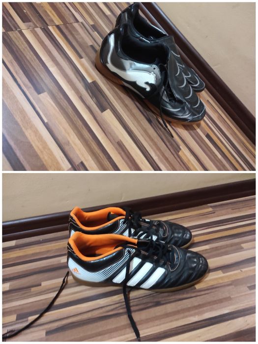 Ghete fotbal Puma - Adidas, mărimea 40/40,5