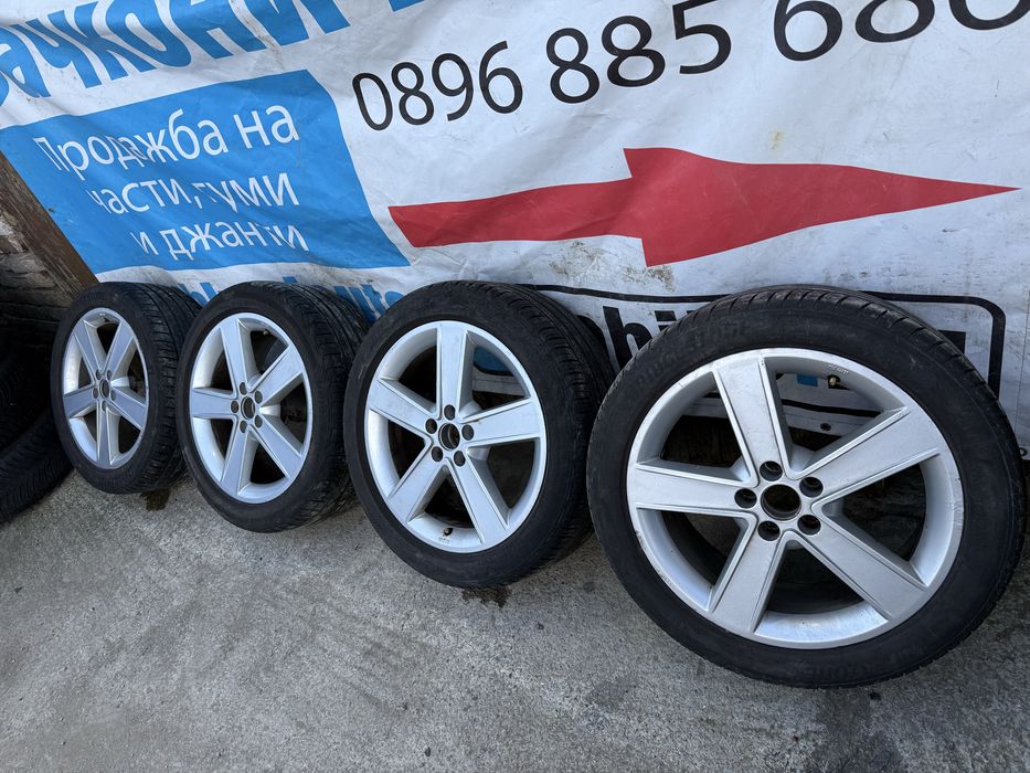 17 5х100 с летни гуми