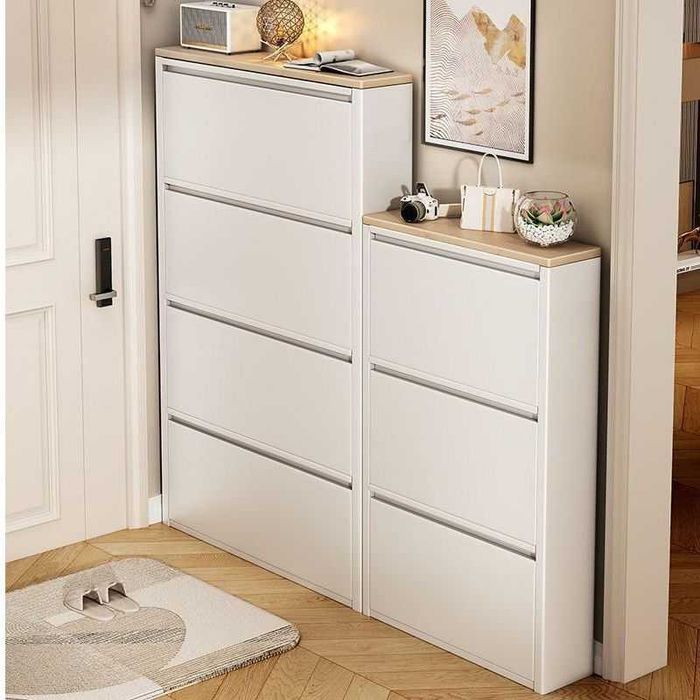 Настенная обувница/тонкий металлический дизайн/сглаженные края