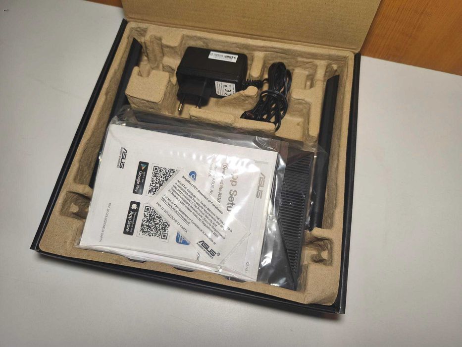 Router Wireless Gigabit ASUS RT-AX1800U, Wi-Fi 6, Dual-Band, AiMesh, Gigabit, suporta usb 4g