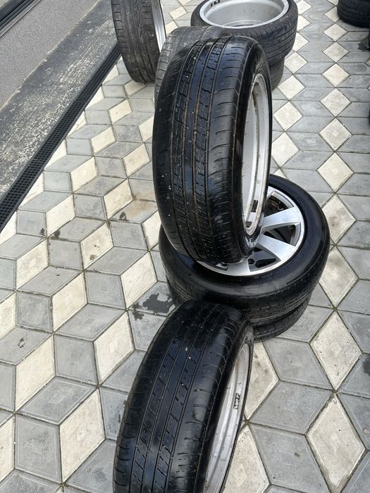 Jante aliaj Mercedes Benz 5x112  5 x 120 R16 + cauciucuri 205 / 55 / R16 A2044011102 et 43