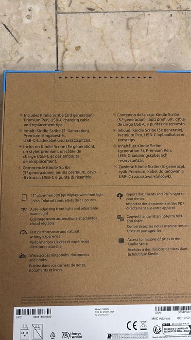 Ebook reader Amazon Kindle Scribe 2025 3rd gen 64gb premium pen nou sigilat