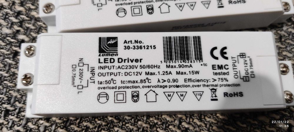 Surse Led 15 w  led Driver