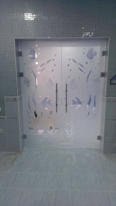 Стеклянные двери на любой вкус  Barcha Turdagi Oynali Eshiklar