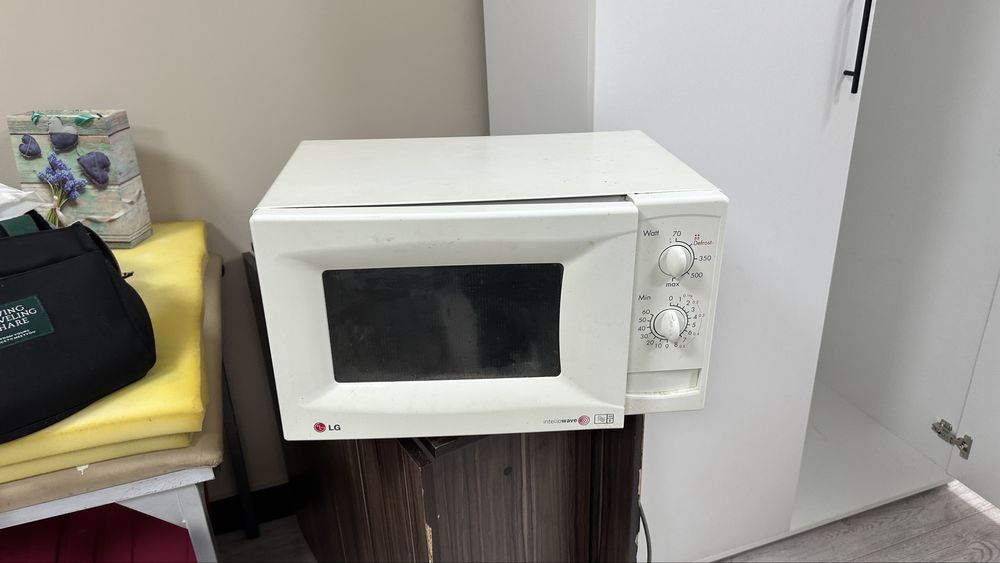 Микроволновка в рабочем состоянии