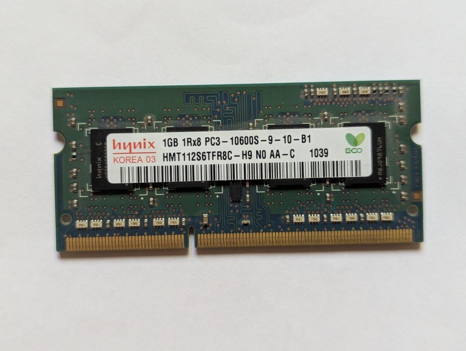Продам ОЗУ so dimm ddr3 1Гб