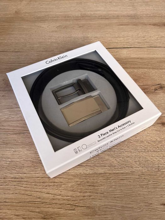 Мъжки подаръчне комплект колан Calvin Klein 047 !