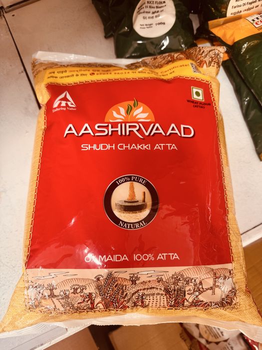 Faina de Grau pentru Chapati (Aashirvaad Chakki Atta) 5kg