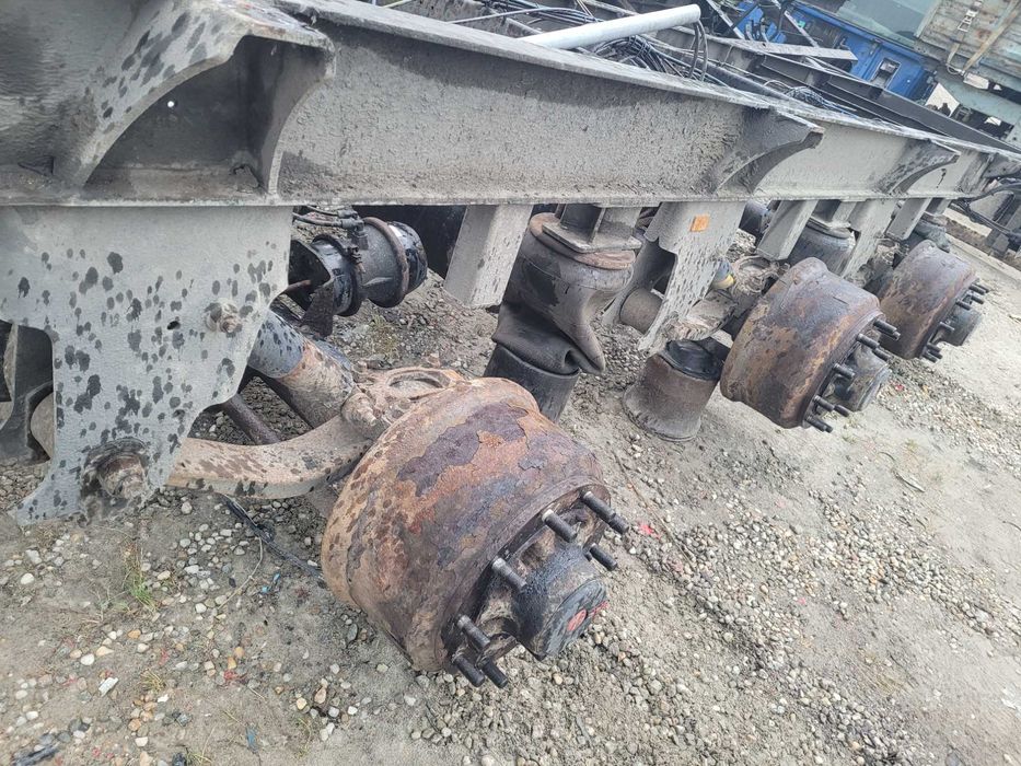 Sasiu complet semiremorca frigorifica schmitz cu axe saf pe tambur