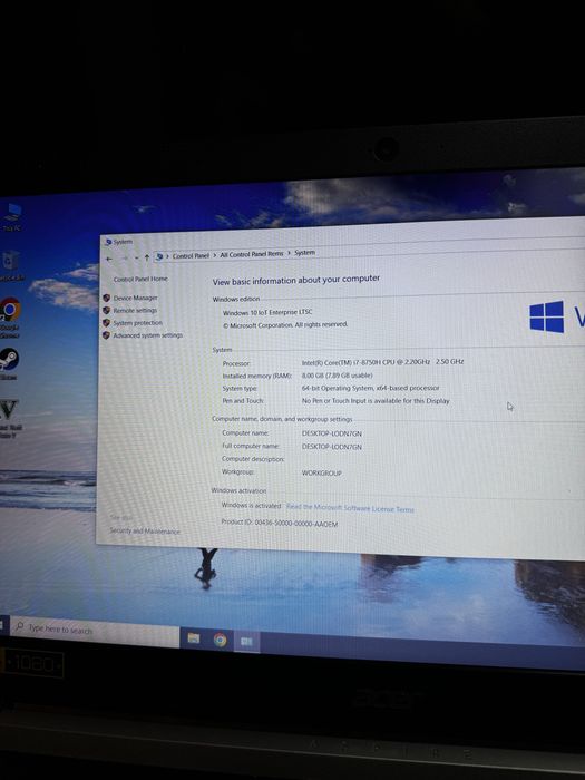 Vand Laptop Gaming Acer i7 8750H / GTX 1650 / SSD
