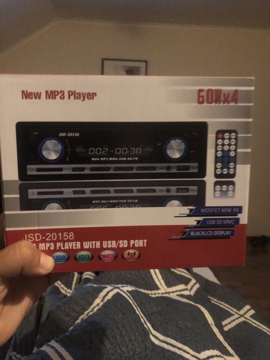 Mp3 player auto, 4x60w bluetooth, stick, usb etc