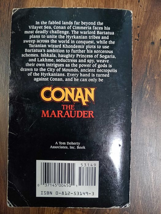 Conan the Marauder by John Maddox Roberts Paperback