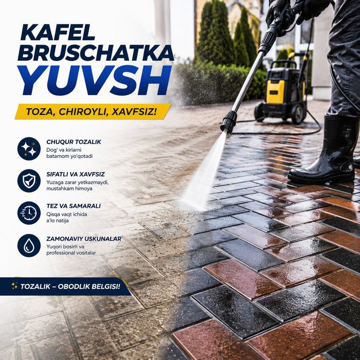 Kafel va Bruschatkangiz yana yangi holatga qaytsin!