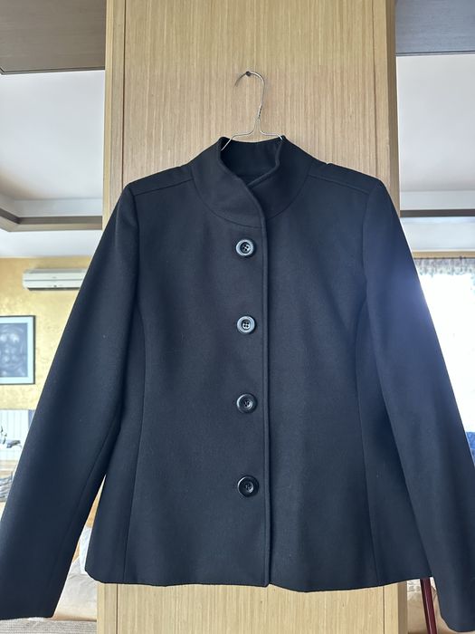 Черно вълнено сако Луксима