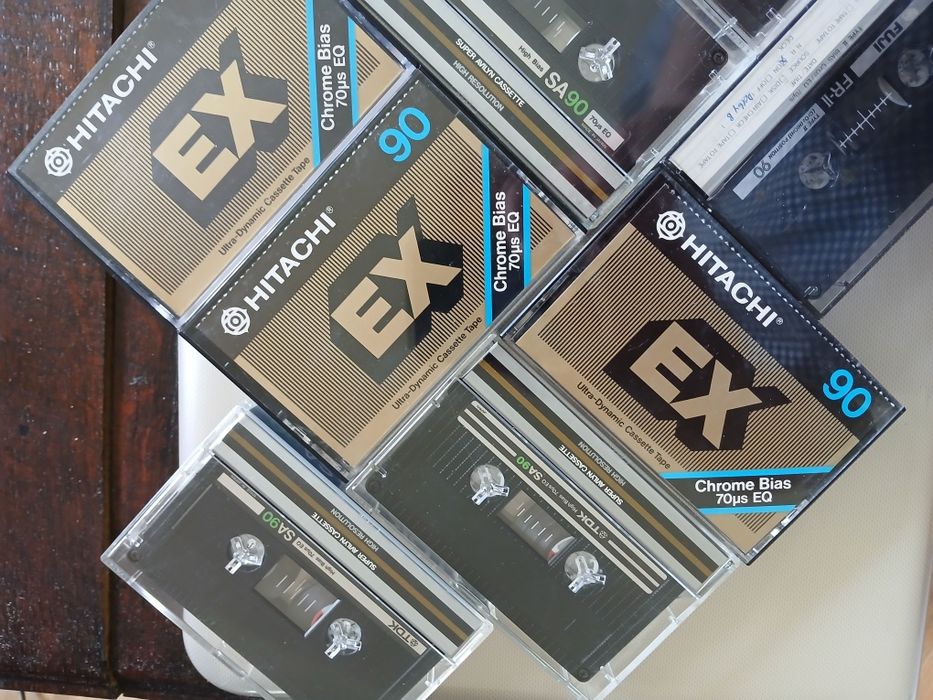 Lot de 9 casete audio Chromdioxid